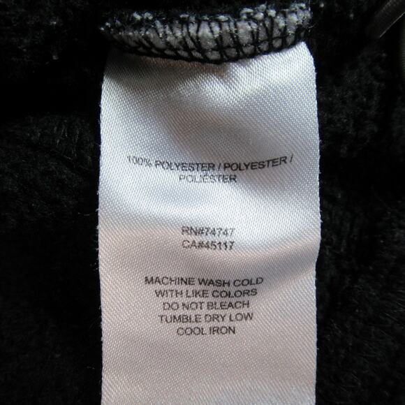 Bass Pro Shops Jacket Mens Small Black Fleece Full Zip Fishing Hiking Outdoors - Picture 6 of 7